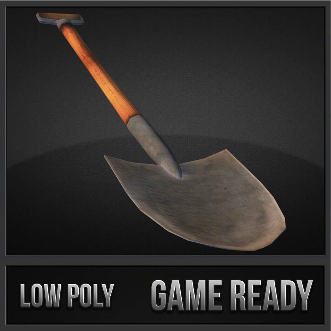 Shovel Tool Weapon 3d Model