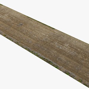 3D 16K Dirt road material N15 - 10 meters