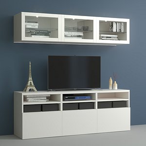3D IKEA BESTA TV storage model