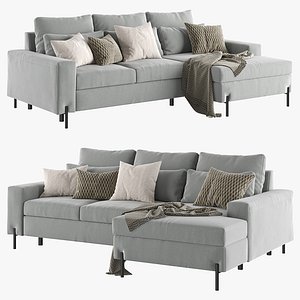 3D Haring corner sofa model