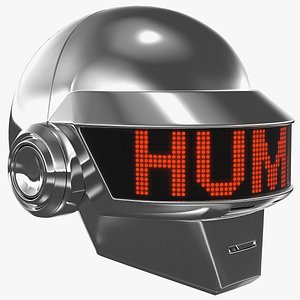 3D daft punk thomas helmet model
