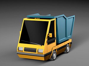 3D cartoon car model