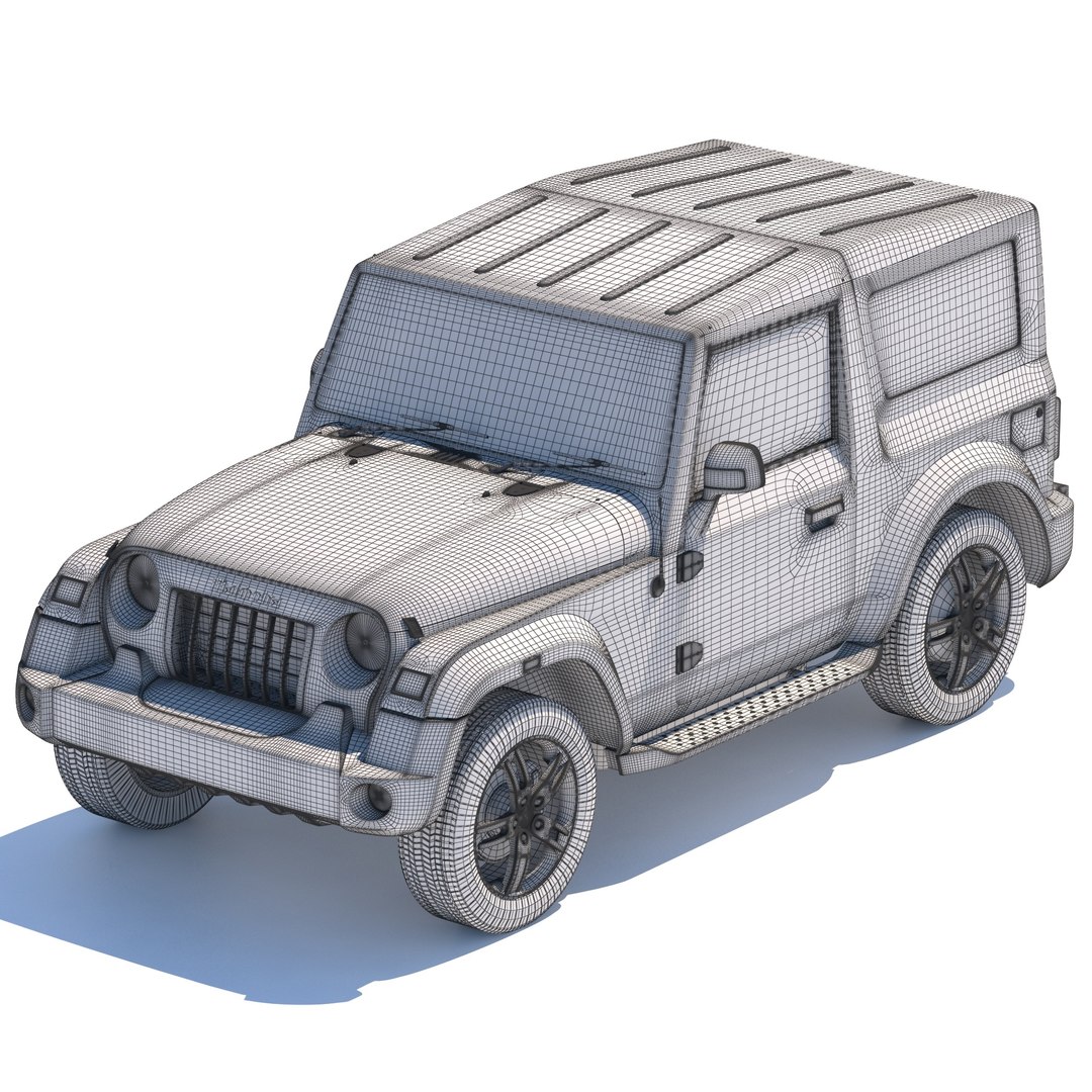 3D Mahindra Thar - TurboSquid 2472335