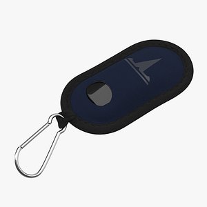 Tesla Key Fob Inside Blue Cover
