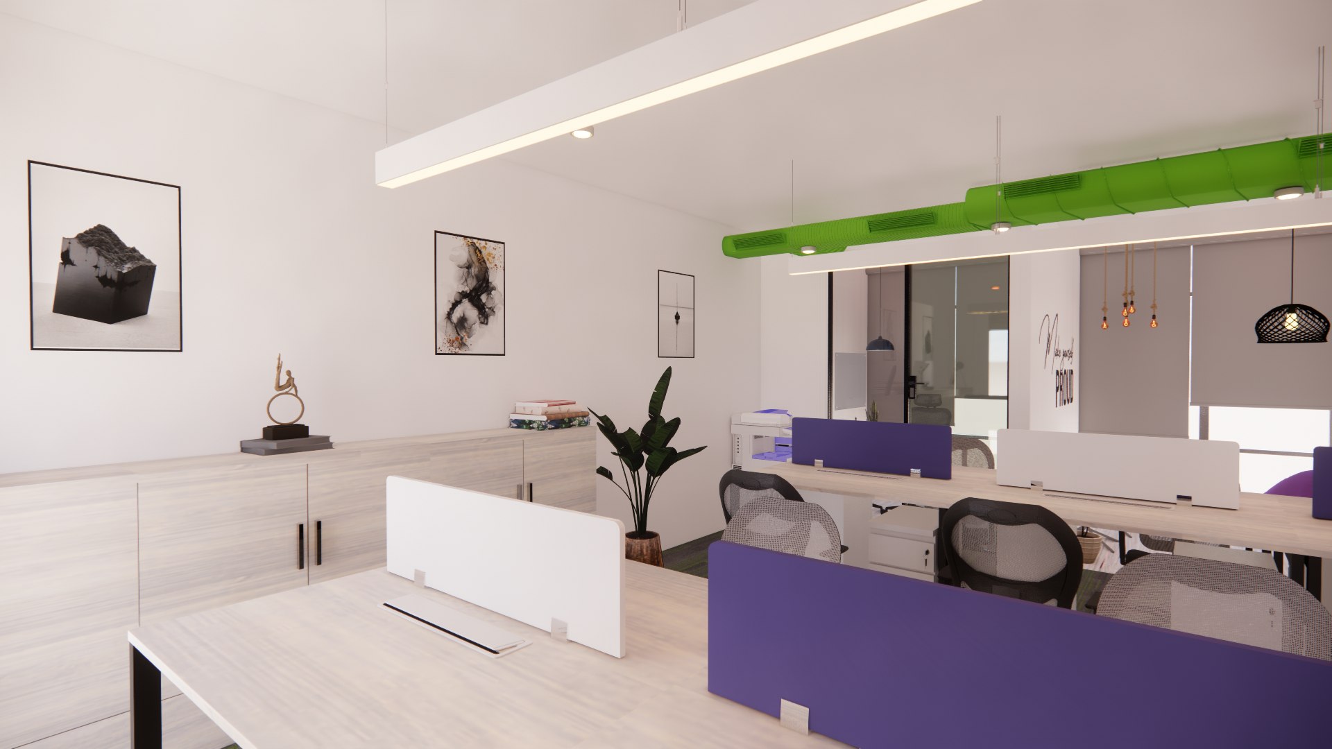 Office Interior Model - TurboSquid 2238407
