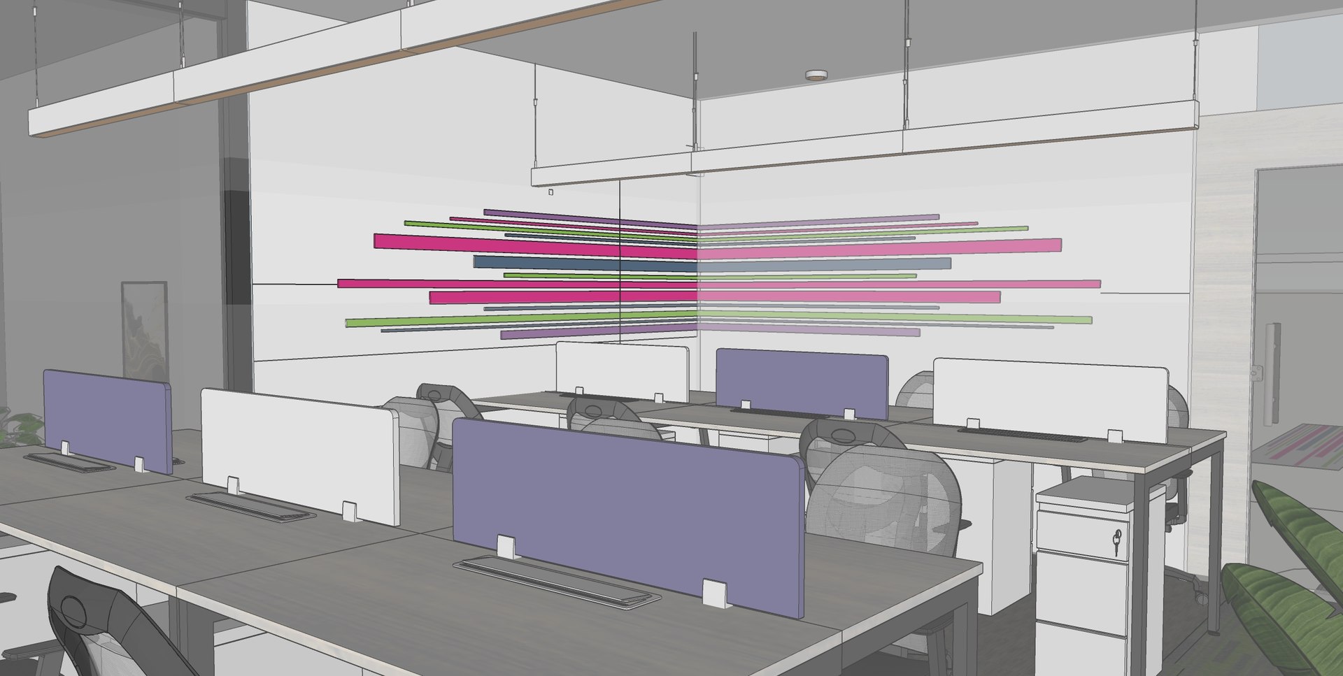 Office Interior Model - TurboSquid 2238407
