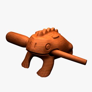toy frog 3D model
