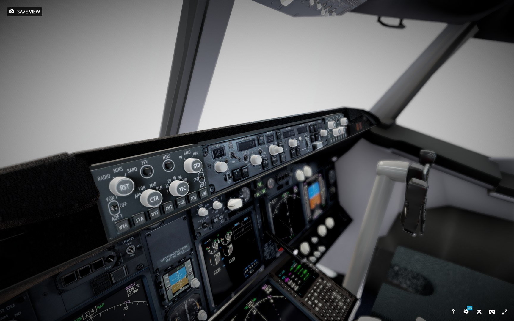 3D Boeing 737 Airplane Cockpit - TurboSquid 1887493