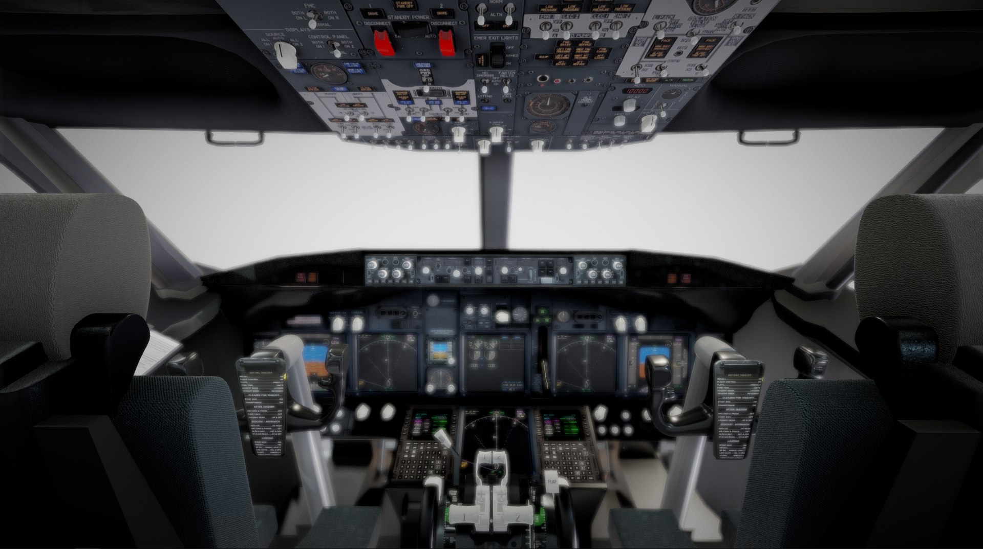 3D Boeing 737 Overhead Panel Model - TurboSquid 1887543