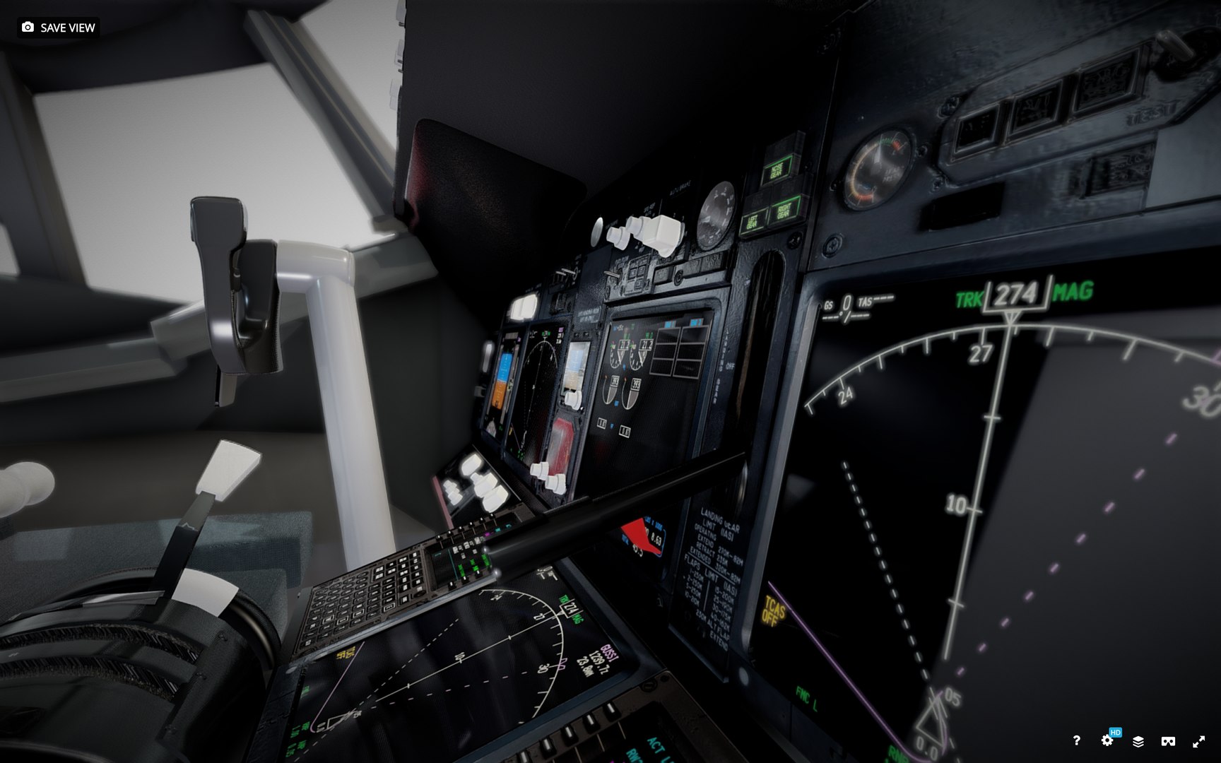 3D Boeing 737 Airplane Cockpit - TurboSquid 1887493