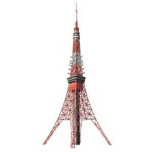 tokyo tower 3d model