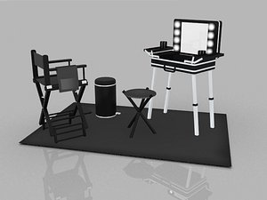 3d model makeup stand