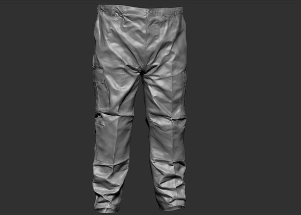 modelo 3d Pantalones militares (pantalones) - TurboSquid 1059688