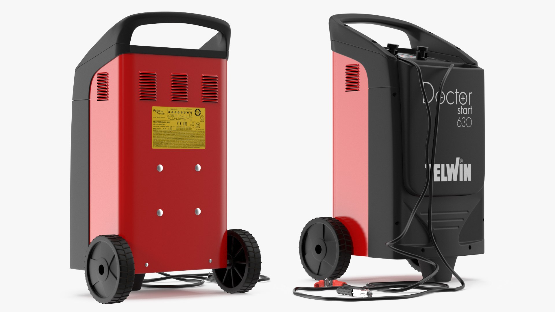 Telwin Professional Battery Charger Doctor Start 630 3D model preview