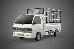 3D FARM CATTLE PICKUP CAR FLATDECK DELICA L300 TRUCK CAGE CARGO BED
