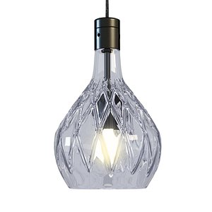 3d model sfera hanging lamp baccarat