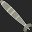 3d nuclear bomb mark 7 model image.