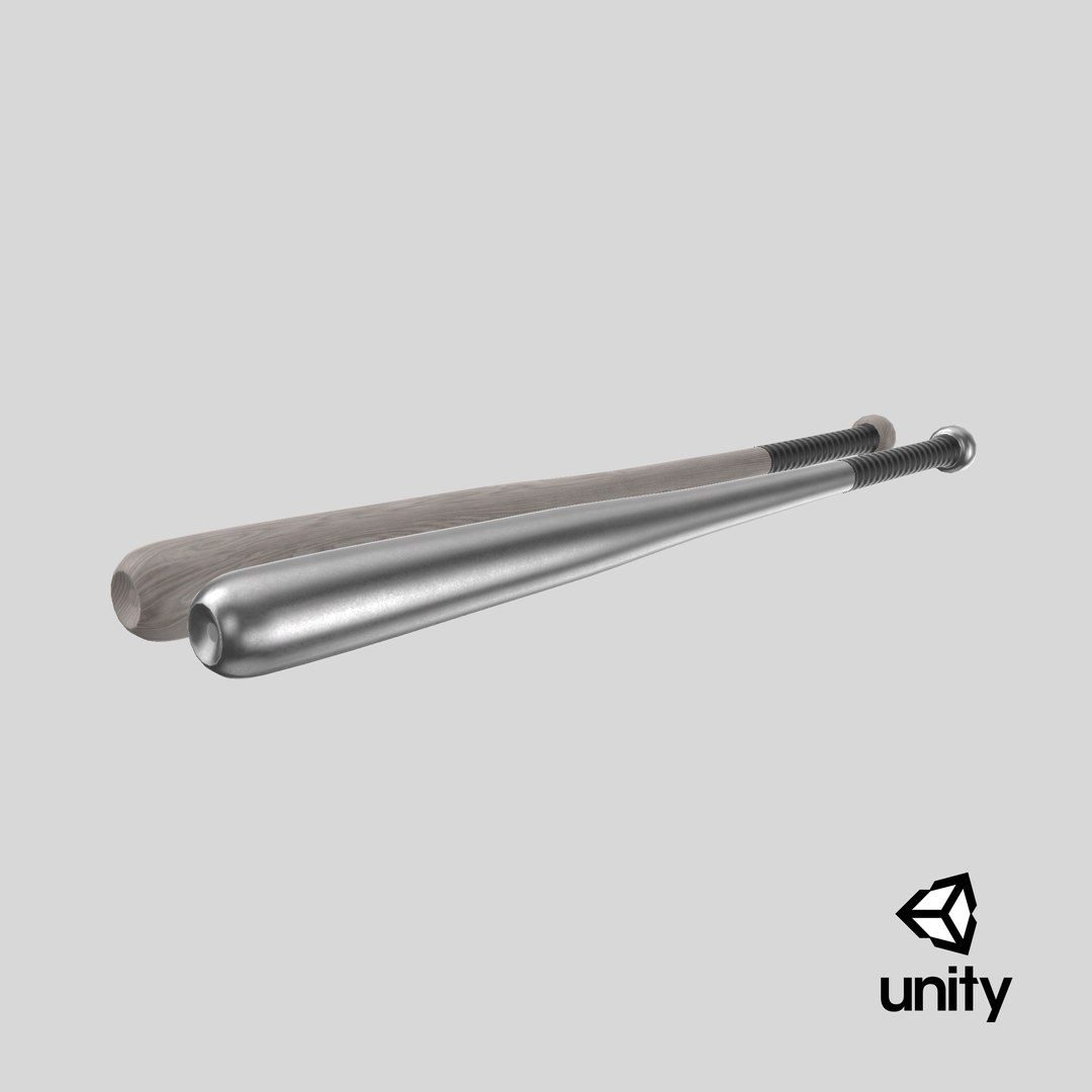 3D Baseball Bats model https://p.turbosquid.com/ts-thumb/f4/znZOwk/3Y/stemcell_unity_render/png/1731375532/1920x1080/fit_q87/ee8e4eea26a53ee7399ba8bbd70500f3eb138f89/stemcell_unity_render.jpg