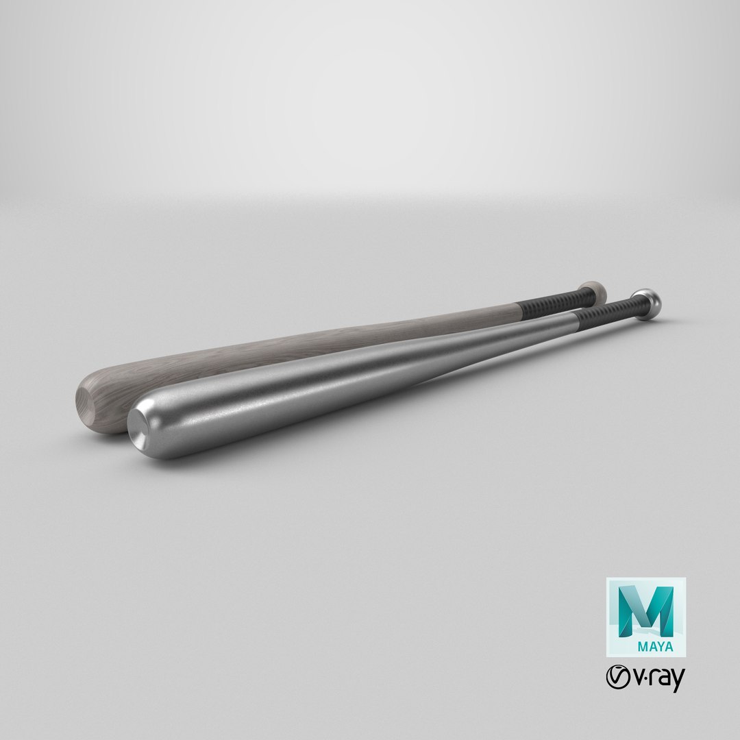 3D Baseball Bats model https://p.turbosquid.com/ts-thumb/f4/znZOwk/vr/stemcell_maya_vray_render/png/1731375521/1920x1080/fit_q87/ce92b180e1d0b9a6f14f5b8e1cd827e71b6dbf28/stemcell_maya_vray_render.jpg