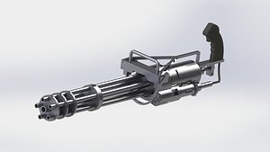 gatling gun model