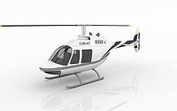 Bell 206 Low Poly Skin 3