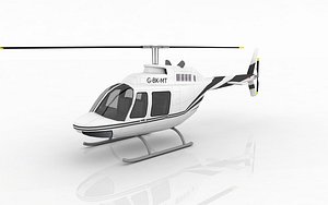 Bell 206 Low Poly Skin 3