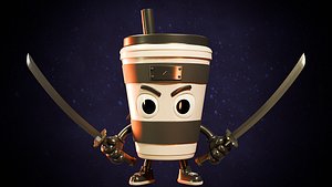 Cappuccino Assassino - Brainrot Meme 3D model