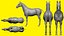 Basemesh de cheval réaliste