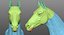 Basemesh de cheval réaliste