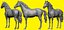 Basemesh de cheval réaliste