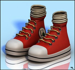 Trendy Sneakers Cartoon