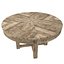Restoration Hardware ELLA FABRIC ARMCHAIR and CAYDEN CAMPAIGN ROUND JUPE EXTENSION DINING TABLE