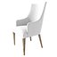Restoration Hardware ELLA FABRIC ARMCHAIR and CAYDEN CAMPAIGN ROUND JUPE EXTENSION DINING TABLE