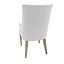 Restoration Hardware ELLA FABRIC ARMCHAIR and CAYDEN CAMPAIGN ROUND JUPE EXTENSION DINING TABLE