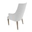 Restoration Hardware ELLA FABRIC ARMCHAIR and CAYDEN CAMPAIGN ROUND JUPE EXTENSION DINING TABLE