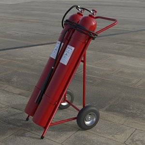 3D Fire extinguisher 5 model