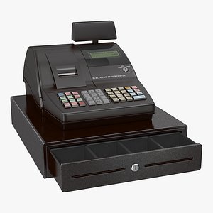 Cash Register Generic 3D Model