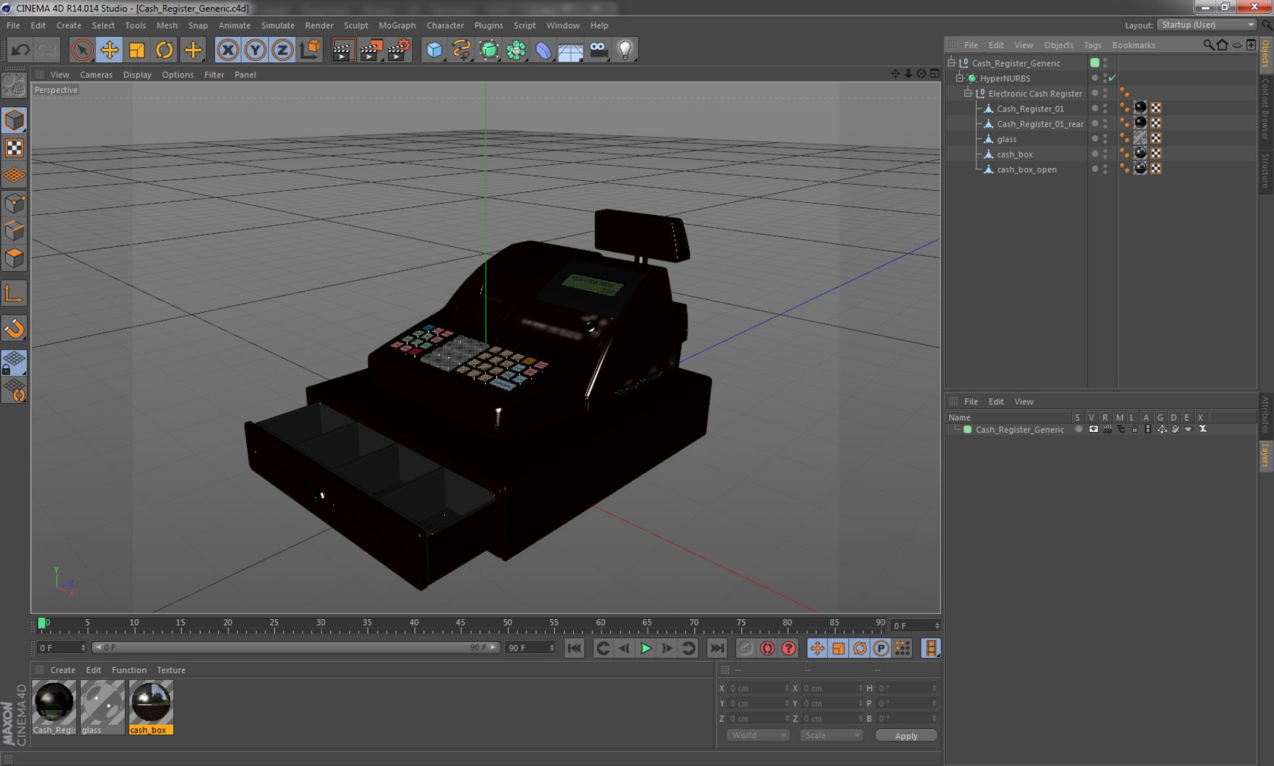3D Cash Register Generic - TurboSquid 1208168