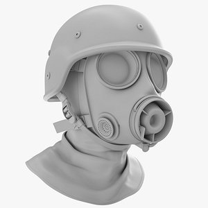 3D army s10 gas mask