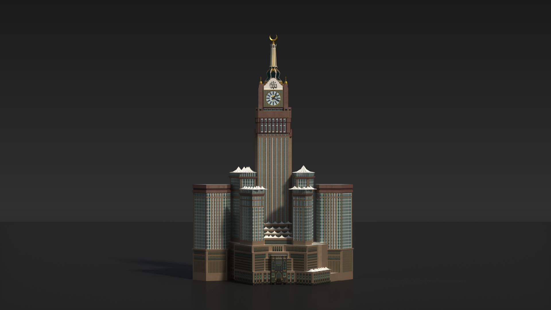 Abraj A1-Bait Towers 3D Model - TurboSquid 2415328