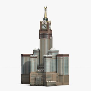 Abraj A1-Bait Towers 3D model