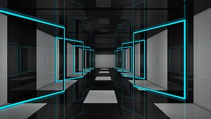 3D Sci Fi Interior model
