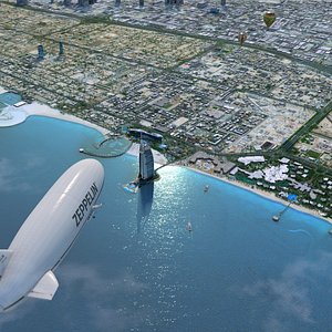 dubai 3D model