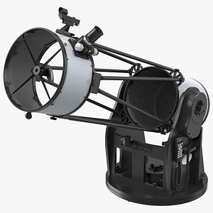 truss tube dobsonian telescope 3D model