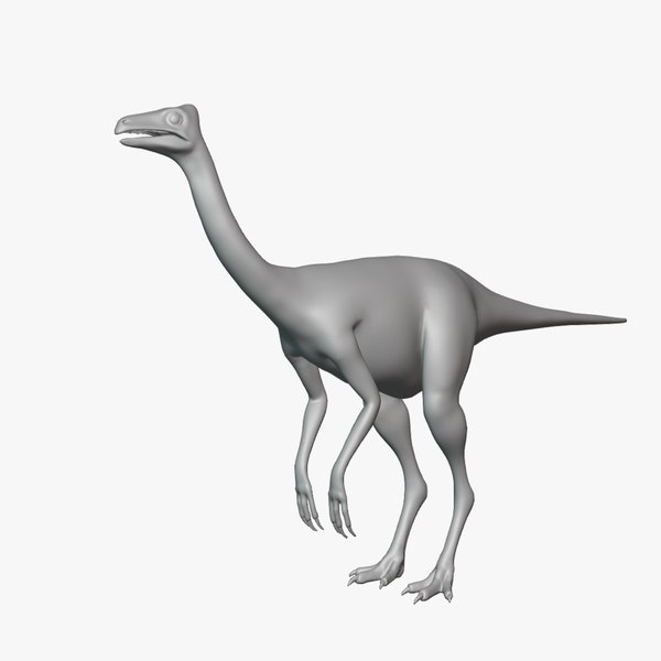 3D Pelecanimimus Basemesh Low Poly