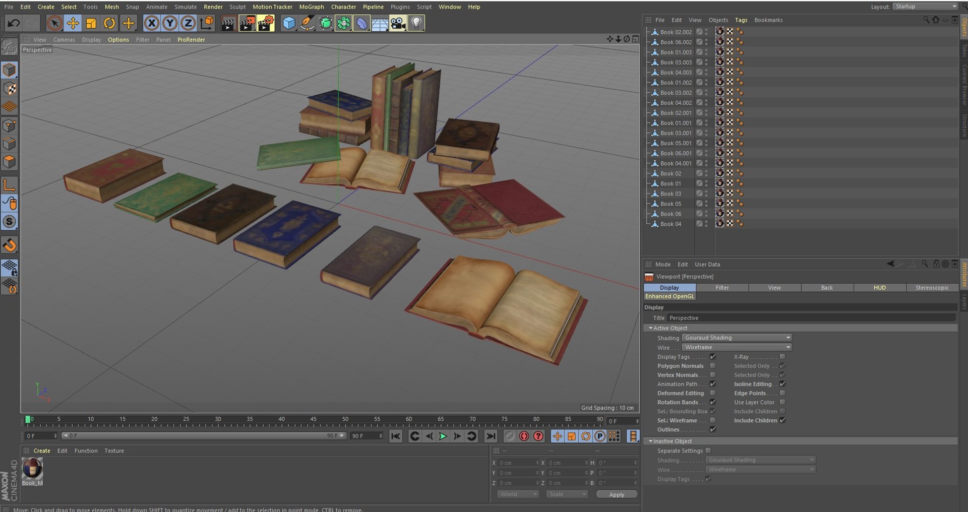 6 Old Books Medieval Model - TurboSquid 1805380