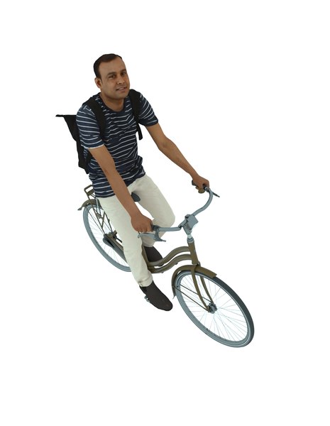 Bike man 3D model - TurboSquid 1659461