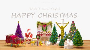 3D christ decoration christmas