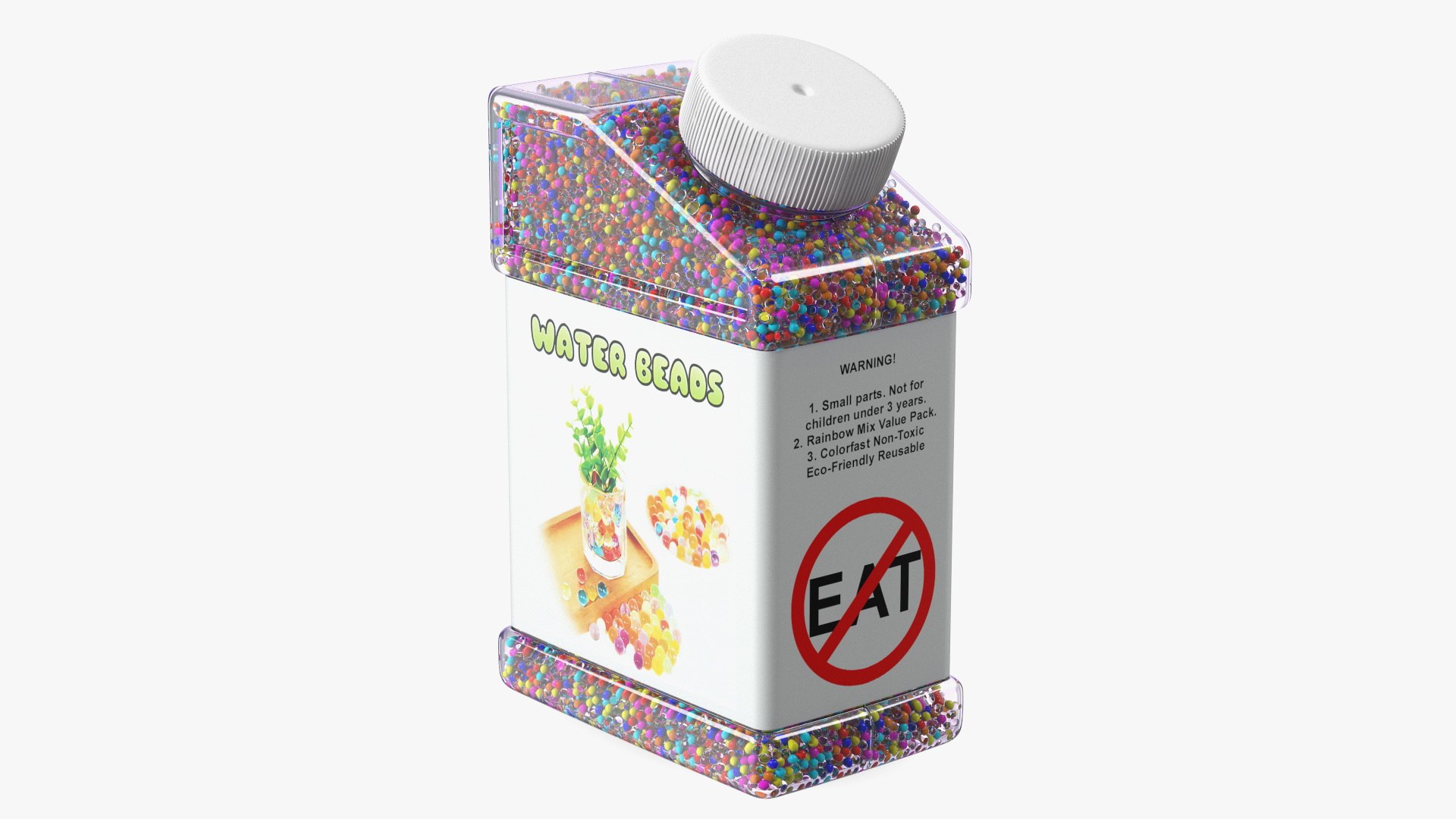 Water Gel Beads Pack Big 3D model preview