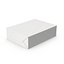 Colección de cajas de paquetes de contenedores blancos